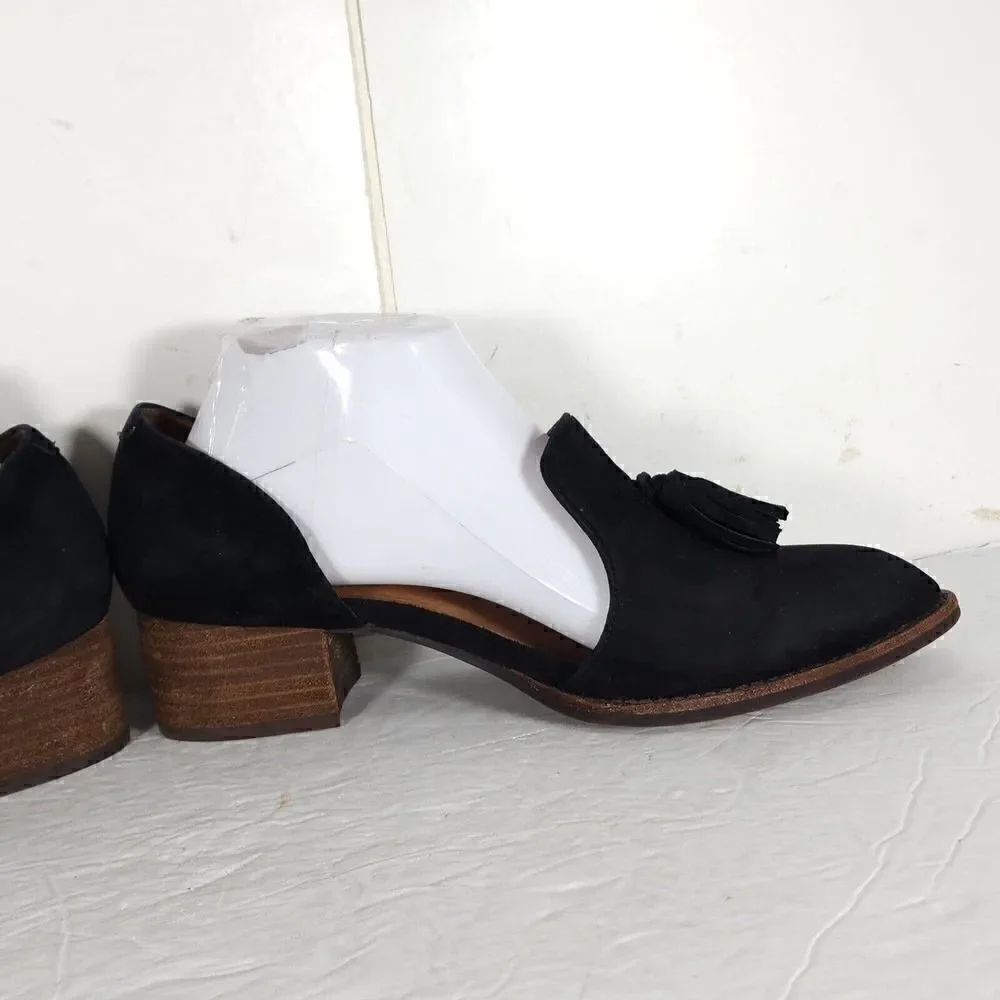 Free People Jeffrey Campbell Women's Charles US8 Suede Slip-On Tassel Loafers